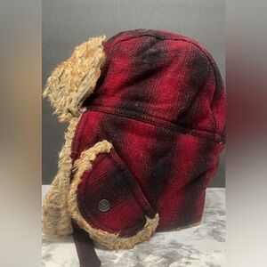 Winchester Men’s Red Plaid Trapper Hat